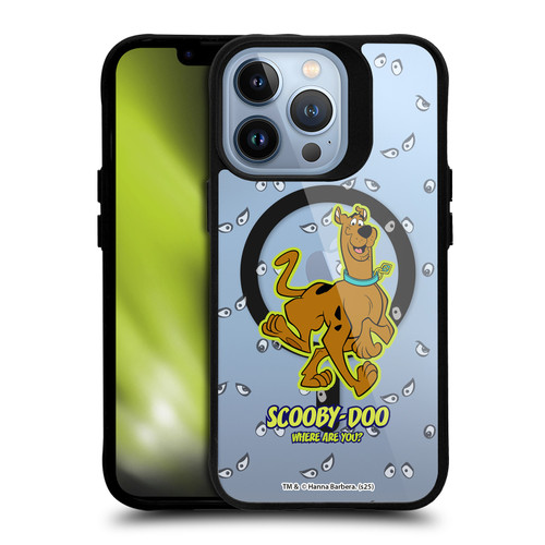 Scooby-Doo Character Art Where Are You BLACK SHOCKPROOF BUMPER CASE COMPATIBLE WITH Apple iPhone 13 Pro & MAGSAFE