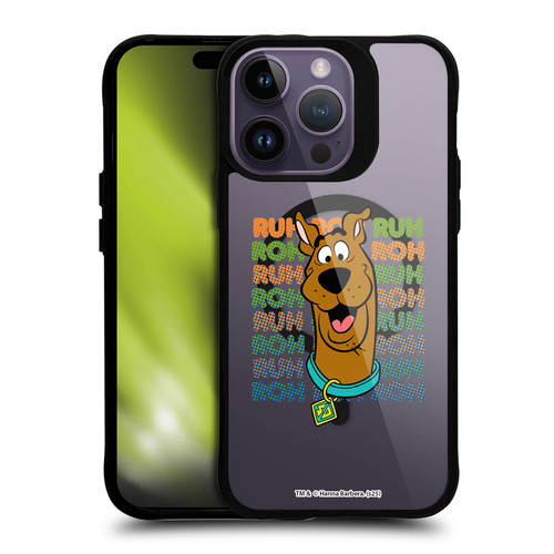 Scooby-Doo Character Art Silly BLACK SHOCKPROOF BUMPER CASE COMPATIBLE WITH Apple iPhone 14 Pro Max & MAGSAFE