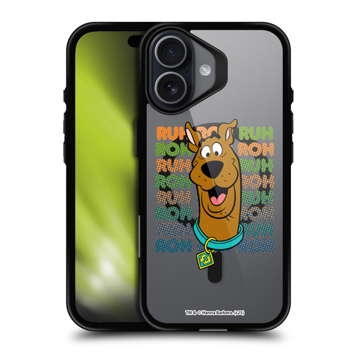 Scooby-Doo Character Art Silly BLACK SHOCKPROOF BUMPER CASE COMPATIBLE WITH Apple iPhone 17 & MAGSAFE