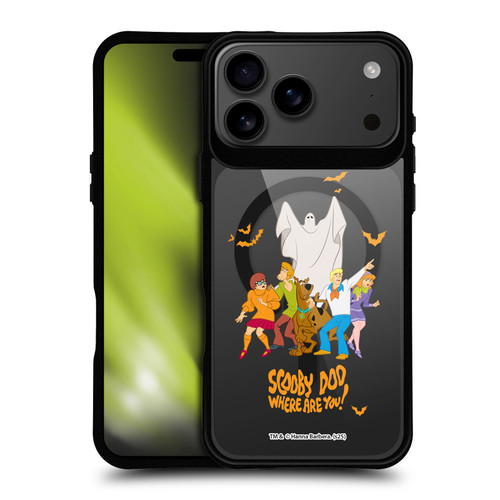 Scooby-Doo Character Art Group Halloween BLACK SHOCKPROOF BUMPER CASE COMPATIBLE WITH Apple iPhone 17 Pro Max & MAGSAFE