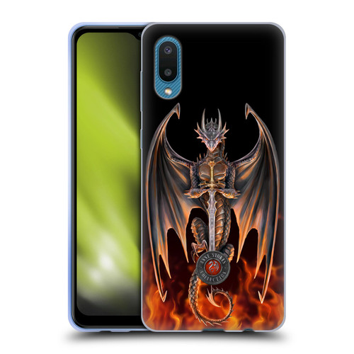 Anne Stokes Dragons 3 Warrior Soft Gel Case for Samsung Galaxy A02/M02 (2021)
