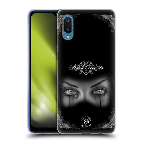 Anne Stokes Gothic Sad Eyes Soft Gel Case for Samsung Galaxy A02/M02 (2021)