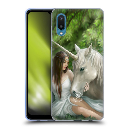 Anne Stokes Mythical Creatures Pure Heart Soft Gel Case for Samsung Galaxy A02/M02 (2021)