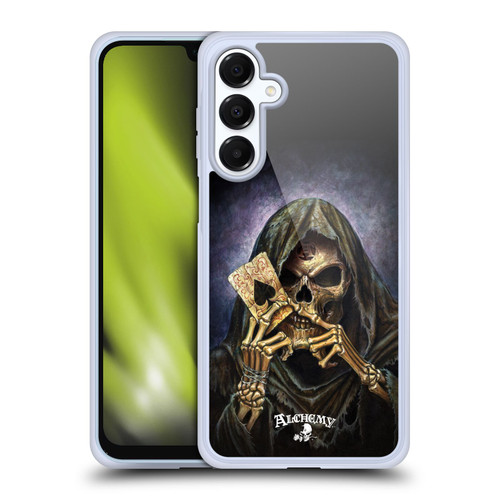 Alchemy Gothic Skull And Cards Reaper's Ace Soft Gel Case for Samsung Galaxy A16 5G & MagSafe
