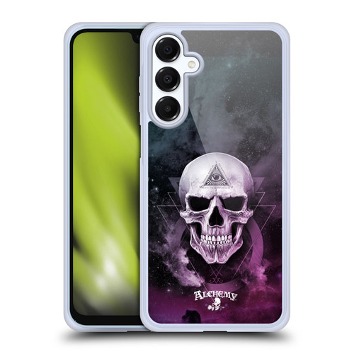 Alchemy Gothic Skull The Void Geometric Soft Gel Case for Samsung Galaxy A16 5G & MagSafe