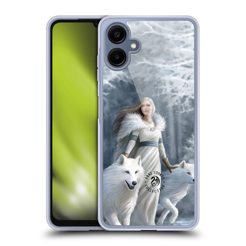 Anne Stokes Wolves Winter Guardians Soft Gel Case for Samsung Galaxy A06 4G / 5G