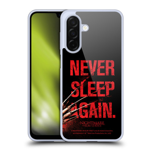 A Nightmare On Elm Street (2010) Graphics Never Sleep Again Soft Gel Case for Samsung Galaxy A26 5G