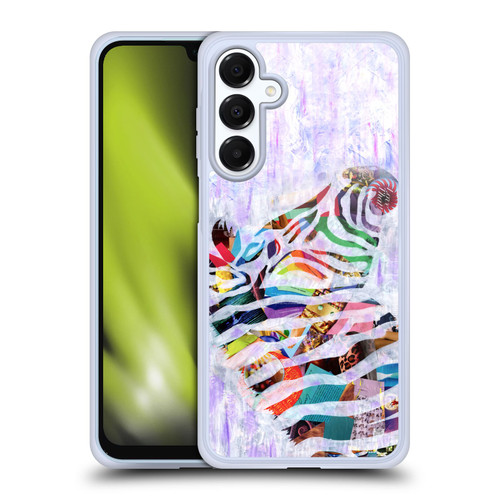 Artpoptart Animals Purple Zebra Soft Gel Case for Samsung Galaxy A16 5G & MagSafe