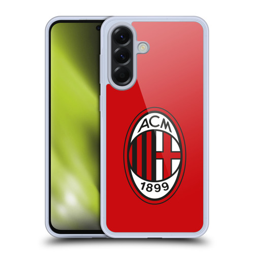AC Milan Crest Full Colour Red Soft Gel Case for Samsung Galaxy A56 5G
