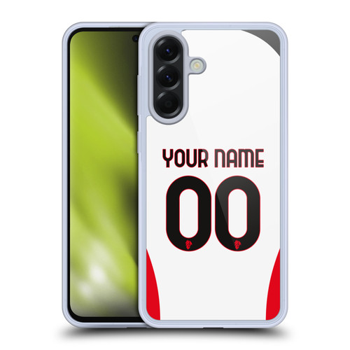 Custom Customised Personalised AC Milan 2024/25 Kit Away Soft Gel Case for Samsung Galaxy A56 5G