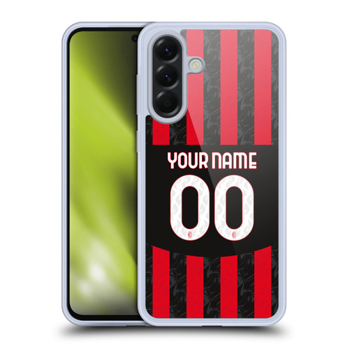 Custom Customised Personalised AC Milan 2024/25 Kit Home Soft Gel Case for Samsung Galaxy A56 5G