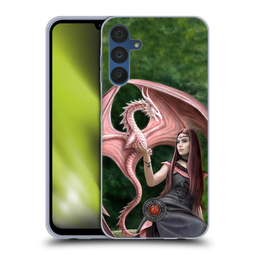Anne Stokes Dragon Friendship Elegant Soft Gel Case for Samsung Galaxy A15 & MagSafe