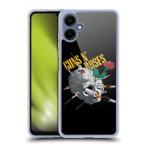 Guns N' Roses Band Art Needles Skull Vintage Soft Gel Case for Samsung Galaxy A06 4G / 5G