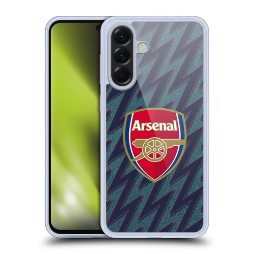 Arsenal FC 2021/22 Crest Kit Third Soft Gel Case for Samsung Galaxy A56 5G