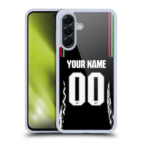 Custom Customised Personalised Arsenal FC 2024/25 Kit Away Soft Gel Case for Samsung Galaxy A56 5G