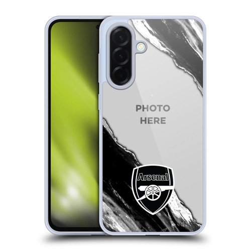 Custom Customised Personalised Arsenal FC Customised Photos Marble Soft Gel Case for Samsung Galaxy A36 5G