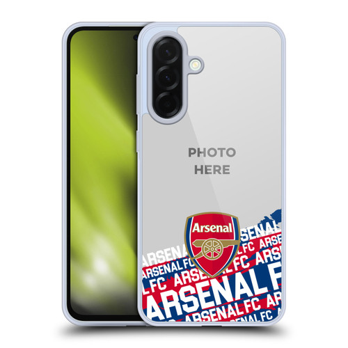 Custom Customised Personalised Arsenal FC Customised Photos Typography Soft Gel Case for Samsung Galaxy A36 5G