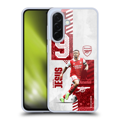 Arsenal FC 2022/23 First Team Gabriel Jesus Soft Gel Case for Samsung Galaxy A36 5G
