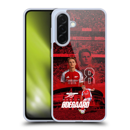 Arsenal FC 2024/25 First Team Martin Ødegaard Soft Gel Case for Samsung Galaxy A36 5G