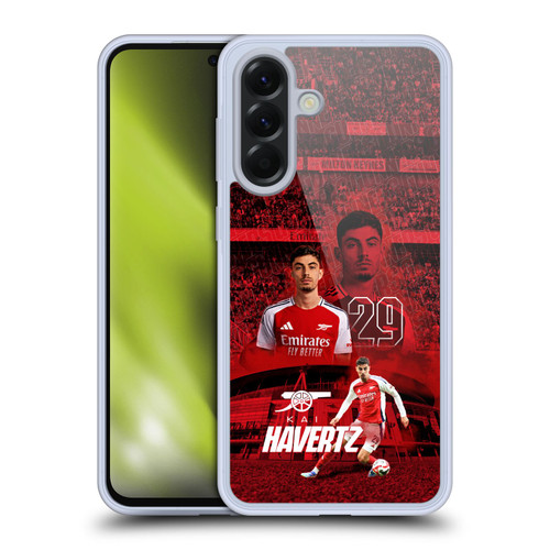 Arsenal FC 2024/25 First Team Kai Havertz Soft Gel Case for Samsung Galaxy A56 5G
