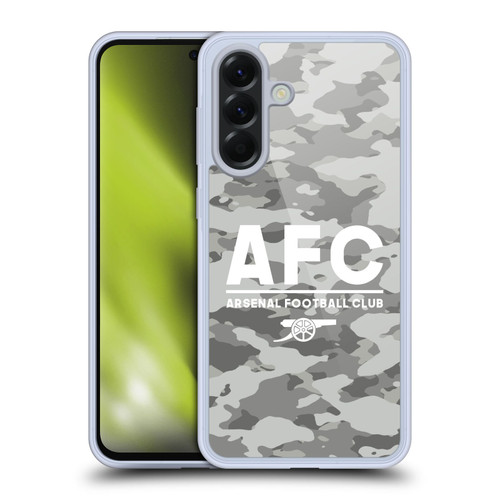 Arsenal FC Logos Camouflage Winter Soft Gel Case for Samsung Galaxy A56 5G