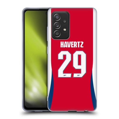 Arsenal FC 2024/25 Players Home Kit Kai Havertz Soft Gel Case for Samsung Galaxy A52 / A52s / 5G (2021)