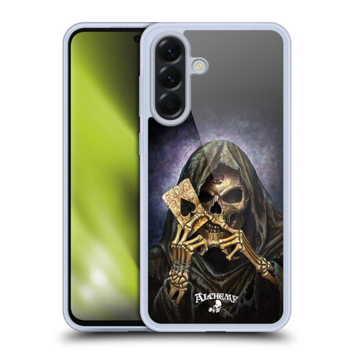 Alchemy Gothic Skull And Cards Reaper's Ace Soft Gel Case for Samsung Galaxy A56 5G