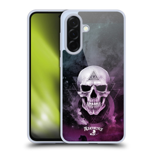 Alchemy Gothic Skull The Void Geometric Soft Gel Case for Samsung Galaxy A36 5G