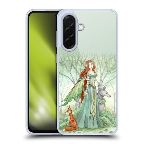 Amy Brown Mystical Art Woodland Fairy With Fox & Wolf Soft Gel Case for Samsung Galaxy A36 5G