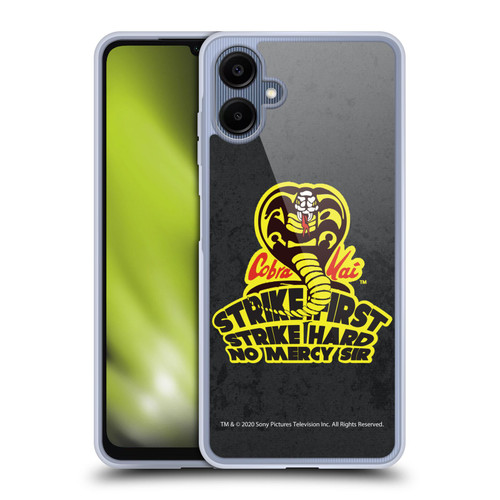 Cobra Kai Graphics 2 Strike Hard Logo Soft Gel Case for Samsung Galaxy A06 4G / 5G