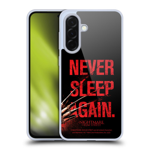 A Nightmare On Elm Street (2010) Graphics Never Sleep Again Soft Gel Case for Samsung Galaxy A36 5G