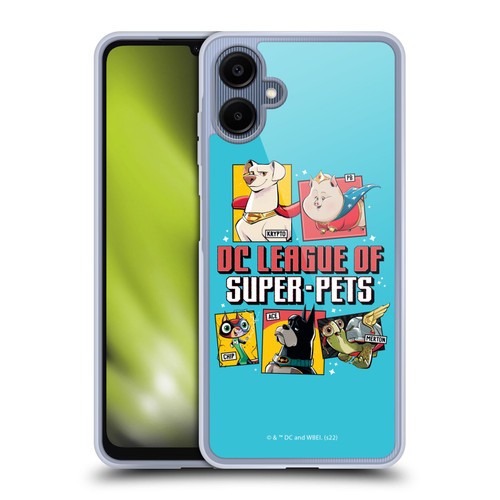 DC League Of Super Pets Graphics Characters 2 Soft Gel Case for Samsung Galaxy A06 4G / 5G