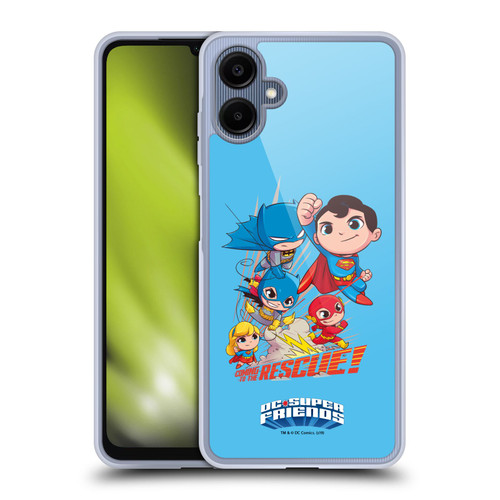 Super Friends DC Comics Toddlers Composed Art Group 1 Soft Gel Case for Samsung Galaxy A06 4G / 5G