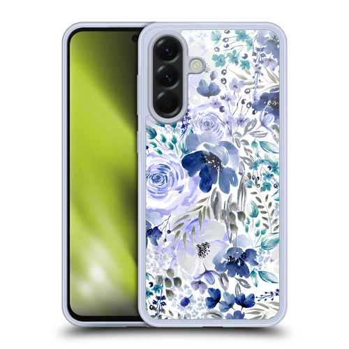 Anis Illustration Bloomers Indigo Soft Gel Case for Samsung Galaxy A56 5G
