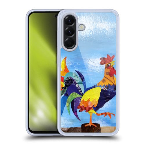 Artpoptart Animals Colorful Rooster Soft Gel Case for Samsung Galaxy A56 5G
