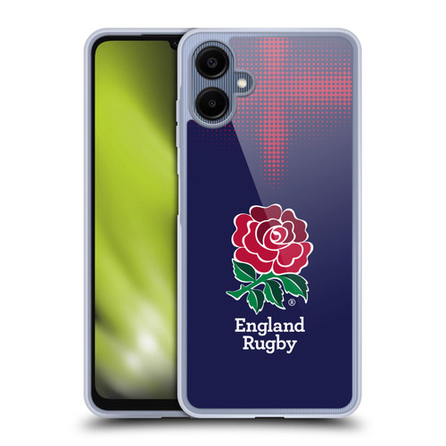 England Rugby Union 2016/17 The Rose Alternate Kit Soft Gel Case for Samsung Galaxy A06 4G / 5G
