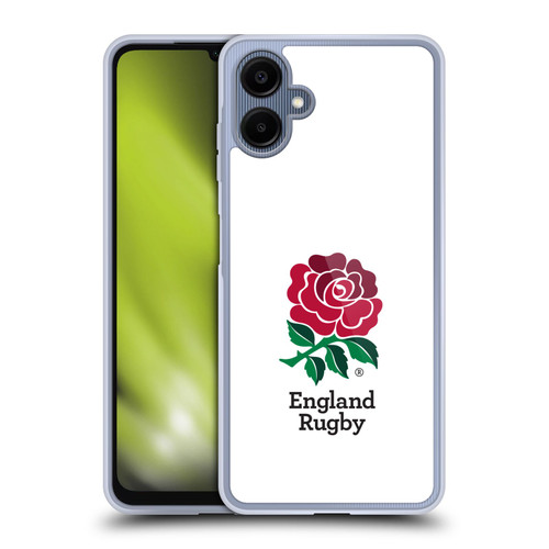 England Rugby Union 2016/17 The Rose Home Kit Soft Gel Case for Samsung Galaxy A06 4G / 5G
