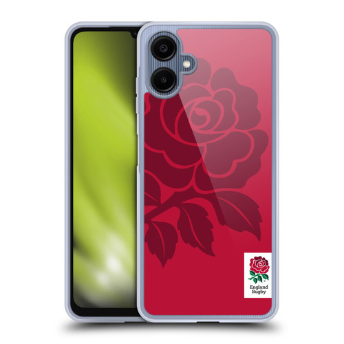 England Rugby Union 2016/17 The Rose Mono Rose Soft Gel Case for Samsung Galaxy A06 4G / 5G