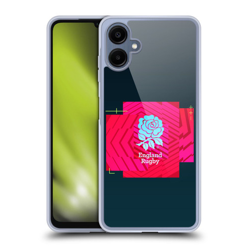 England Rugby Union This Rose Means Everything Logo in Black Soft Gel Case for Samsung Galaxy A06 4G / 5G