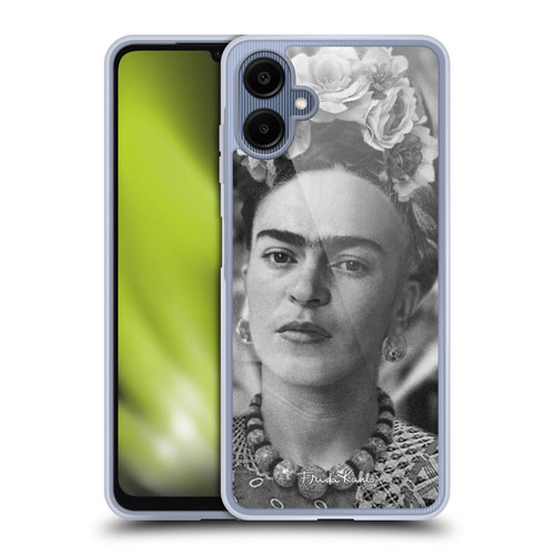 Frida Kahlo Portraits And Quotes Floral Headdress Soft Gel Case for Samsung Galaxy A06 4G / 5G
