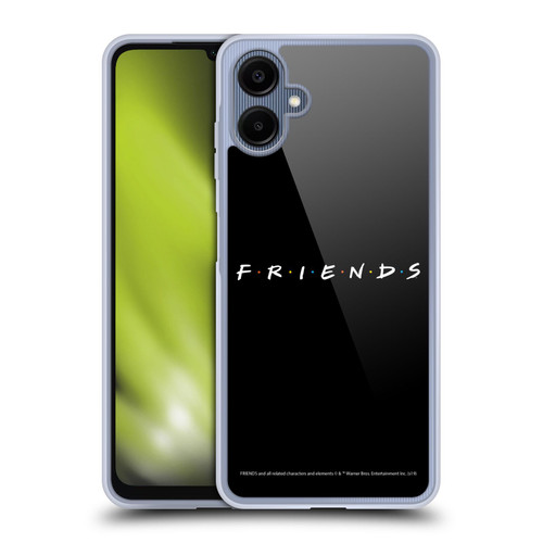 Friends TV Show Logos Black Soft Gel Case for Samsung Galaxy A06 4G / 5G