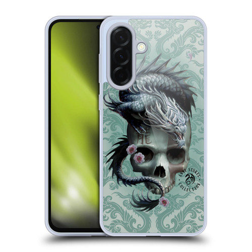 Anne Stokes Oriental Skull Green Dragon Swirls Soft Gel Case for Samsung Galaxy A36 5G