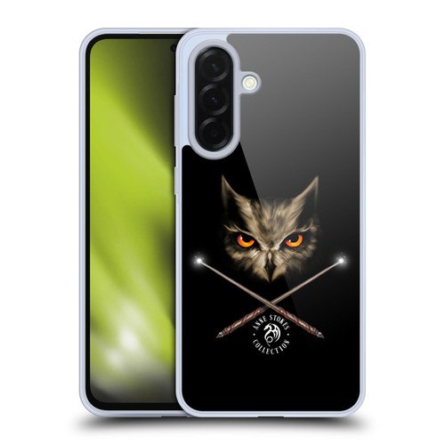 Anne Stokes Owls Cross Wands Soft Gel Case for Samsung Galaxy A36 5G