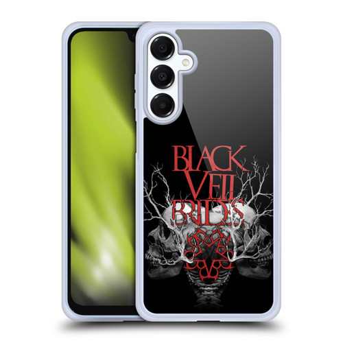 Black Veil Brides Band Art Skull Branches Soft Gel Case for Samsung Galaxy A16 5G & MagSafe