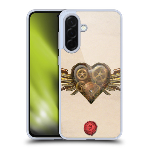 Anne Stokes Steampunk Winged Cog Heart Soft Gel Case for Samsung Galaxy A36 5G