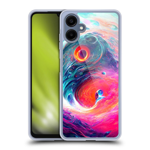 Wumples Cosmic Arts Blue And Pink Yin Yang Vortex Soft Gel Case for Samsung Galaxy A06 4G / 5G