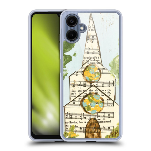 Haley Bush Church Painting Hymnal Page Soft Gel Case for Samsung Galaxy A06 4G / 5G