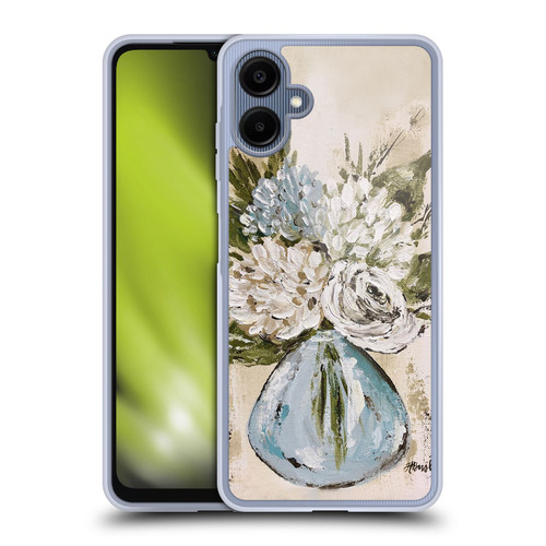 Haley Bush Floral Painting Blue And White Vase Soft Gel Case for Samsung Galaxy A06 4G / 5G