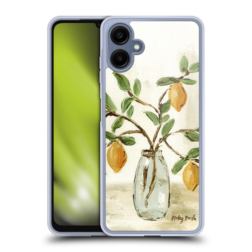 Haley Bush Floral Painting Lemon Branch Vase Soft Gel Case for Samsung Galaxy A06 4G / 5G