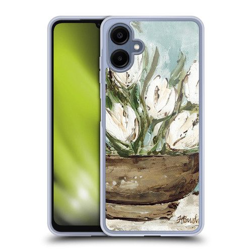 Haley Bush Floral Painting Tulip Bowl Soft Gel Case for Samsung Galaxy A06 4G / 5G
